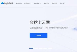 DigitalVirt年终优惠，VPS限量5折，年付145元起，有美西4837/9929/CMIN2等-大耳狗